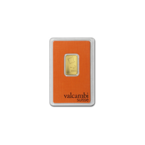 Sztabka złota 5 gram C.HAFNER | VALCAMBI | ARGOR HERAEUS - dostawa do 15 dni